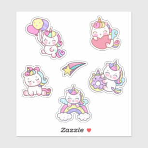 Schattige Eenhoorns Sticker
