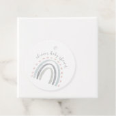 Schattige Eenvoudig Boho Rainbow Meisje Baby showe Bedankjes Labels (In situ)