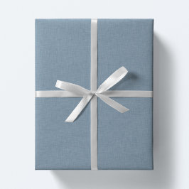 Schattige eenvoudig chambray blauw effect inpakpapier vel