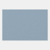 Schattige eenvoudig chambray blauw effect inpakpapier vel (Voorkant)