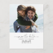 Schattige eenvoudig en minimaal opslaan van de dat aankondigingskaart (Voorkant)