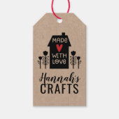 Schattige eenvoudig gemaakt met liefde Small Busin Cadeaulabel (Voorkant)