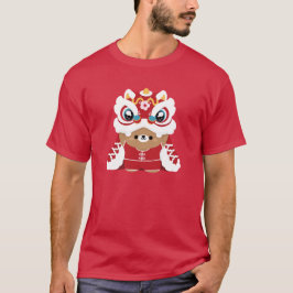 Schattige eenvoudig leuk Chinees Nieuwjaar T-shirt