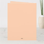 Schattige eenvoudig leuk Halloween feest Bedankkaart (Achterkant)