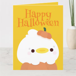 Schattige eenvoudig leuk Halloween feest Bedankkaart