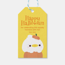 Schattige eenvoudig leuk Halloween feest Cadeaulabel