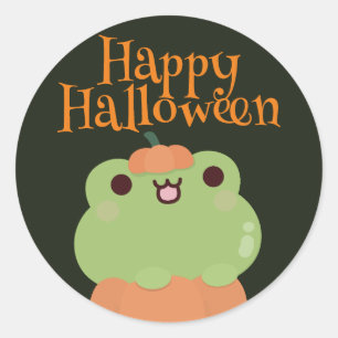 Schattige eenvoudig leuk Halloween feest Ronde Sticker