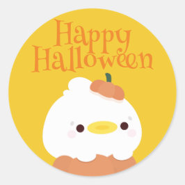 Schattige eenvoudig leuk Halloween feest Ronde Sticker