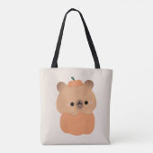 Schattige eenvoudig leuk Halloween feest Tote Bag (Achterkant)