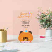 Schattige eenvoudig leuk verjaardagsfeestje acryl bord (Huwelijk)