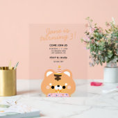 Schattige eenvoudig leuk verjaardagsfeestje acryl bord (Huwelijk)