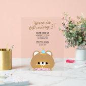 Schattige eenvoudig leuk verjaardagsfeestje acryl bord (Huwelijk)