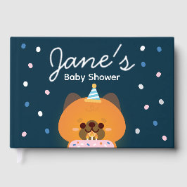 Schattige eenvoudig leuk verjaardagsfeestje gastenboek