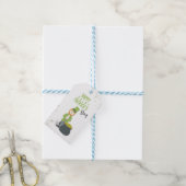 Schattige Eenvoudige Kabouter St. Patrick's Day Aa Cadeaulabel (Met Touw)