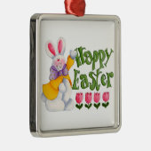 SCHATTIGE "EENVOUDIGERE BUNNY" METALEN ORNAMENT (Rechts)