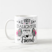 Schattige eerst mijn dochter wrap koffiemok (Links)