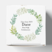 Schattige eerste heilige communie meisje bedankdoosjes (Bovenkant)