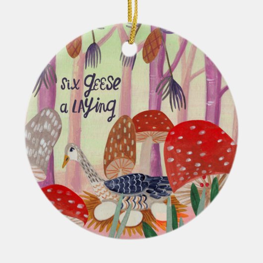 Schattige Eerste Kerstmis als grootouders Foto Keramisch Ornament (Voorkant)