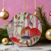 Schattige Eerste Kerstmis als grootouders Foto Keramisch Ornament
