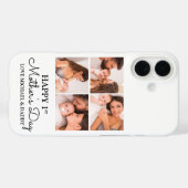 Schattige Eerste Moederdag Moderne Fotocollage Case-Mate iPhone Case (Achterkant (horizontaal))