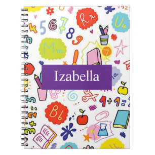 Schattige eerste schooldag  notitieboek