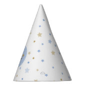 Schattige eerste tandfeest pet met sterren feesthoedjes (Rechts)