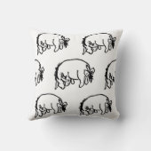 Schattige Eeyore Kussen (Achterkant)