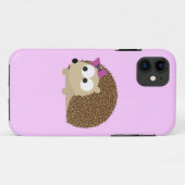 schattige egel Case-Mate iPhone case (Achterkant (horizontaal))