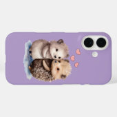 Schattige egel Case-Mate iPhone case (Achterkant (horizontaal))