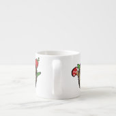 Schattige egel espresso kop (Achterkant)