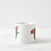Schattige egel espresso kop (Voorkant)
