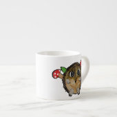 Schattige egel espresso kop (Voorkant rechts)