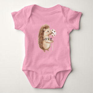 Schattige Egel Hartjes Liefde Romper