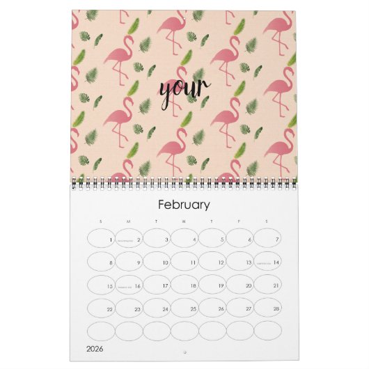 schattige egel kalender (Feb 2026)