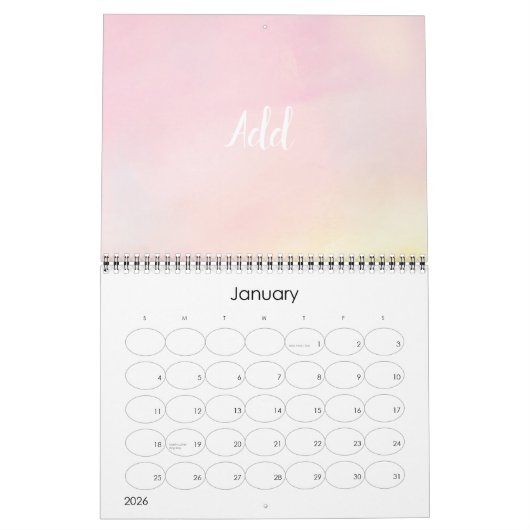 schattige egel kalender (Jan 2026)