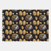 Schattige egel kleurrijk inpakpapier vel (Voorkant 2)