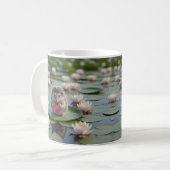Schattige egel met robijnen hart koffiemok (Voorkant links)