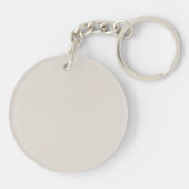 Schattige egel met rode hartliefde sleutelhanger (Achterkant)
