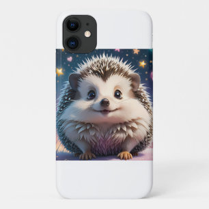 Schattige egel met sterren en harten Case-Mate iPhone case