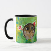 Schattige egel mok (Links)