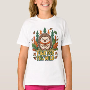 Schattige egel ontdekkingsreiziger "Pine For The W T-shirt