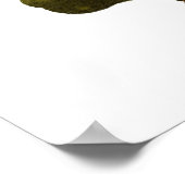 Schattige Egel Paar En Paddestoelen Poster (Hoek)