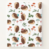 Schattige egel paddenstoelen bos bosdier notitieboek (Achterkant)