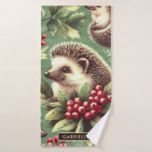 Schattige  egel patroon badhanddoek (Badhanddoek)