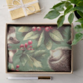 Schattige  egel patroon tissuepapier (Geschenk)