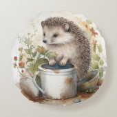 Schattige egel rond kussen (Voorkant)