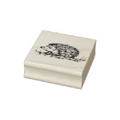 Schattige egel rubberstempel (Stempel)