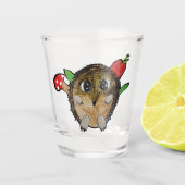 Schattige egel shot glas (Voorkant)