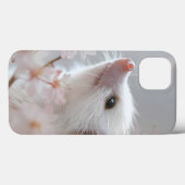 Schattige egel tussen de voorjaarsbloesems Case-Mate iPhone case (Achterkant (horizontaal))