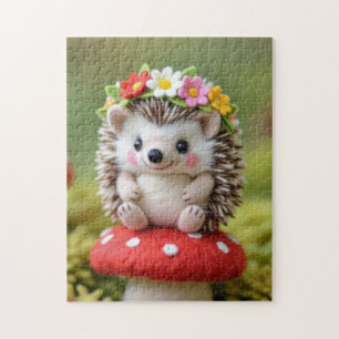 Schattige egel verhaal legpuzzel